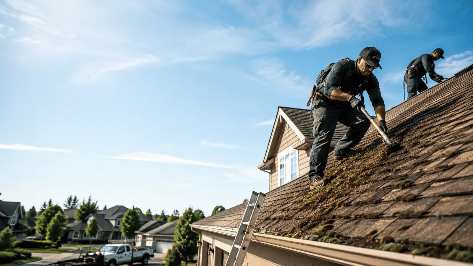 Roof Moss Removal in Fullerton, NE near me